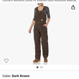 Carhartt Womens Insulated Biberalls
